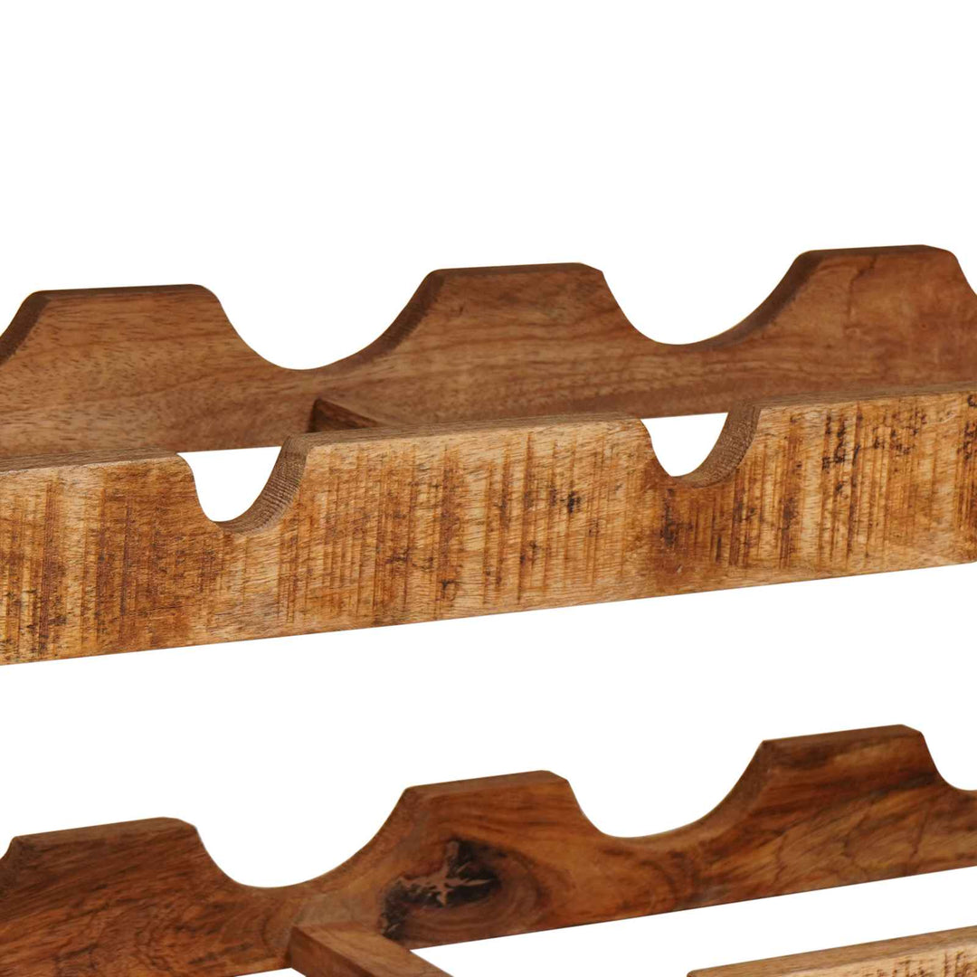 Vinfad Brun 100 x 45 x 33 cm Solid Grov Mango Træ