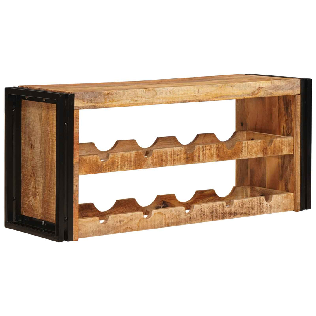 Vinfad Brun 100 x 45 x 33 cm Solid Grov Mango Træ