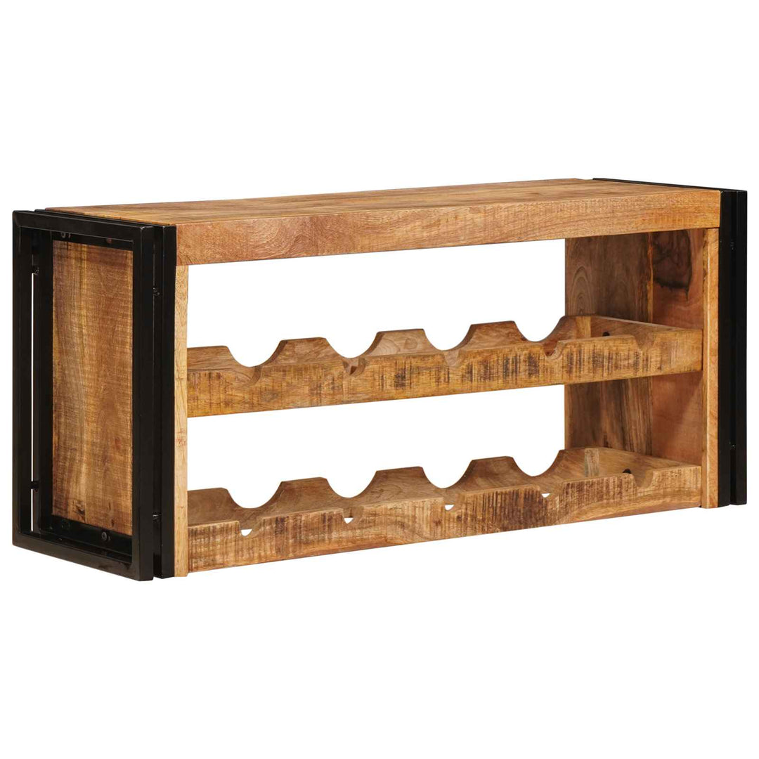 Vinfad Brun 100 x 45 x 33 cm Solid Grov Mango Træ