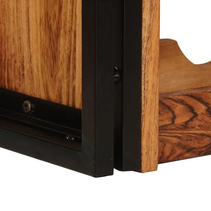 Vinfad Brun 100 x 45 x 33 cm Massivt Akacietræ