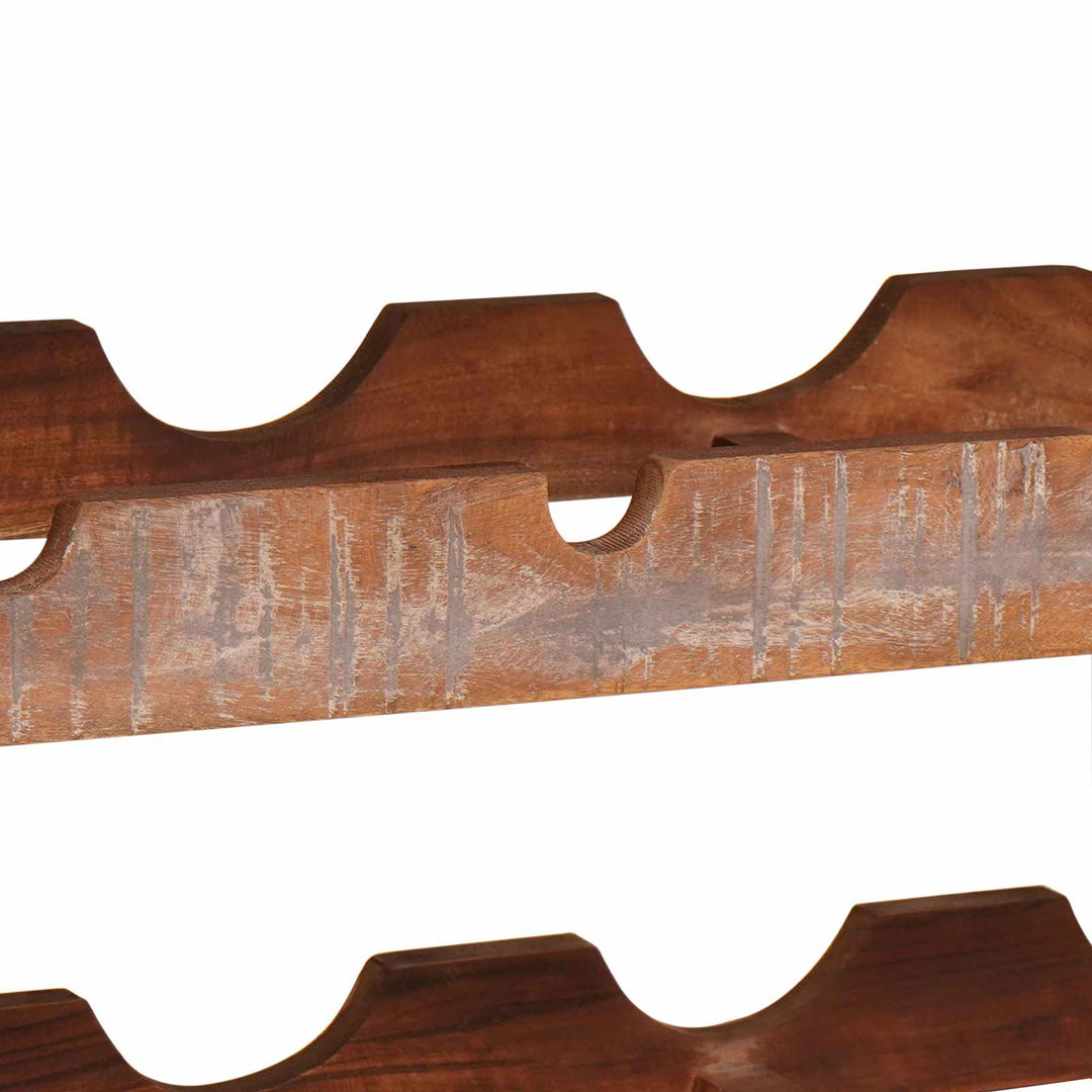 Vinfad Brun 100 x 45 x 33 cm Solid genvundet træ