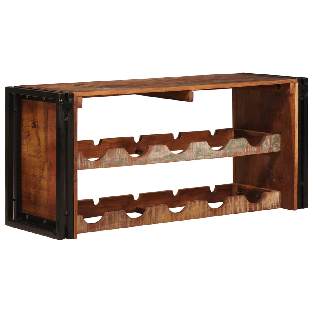 Vinfad Brun 100 x 45 x 33 cm Solid genvundet træ