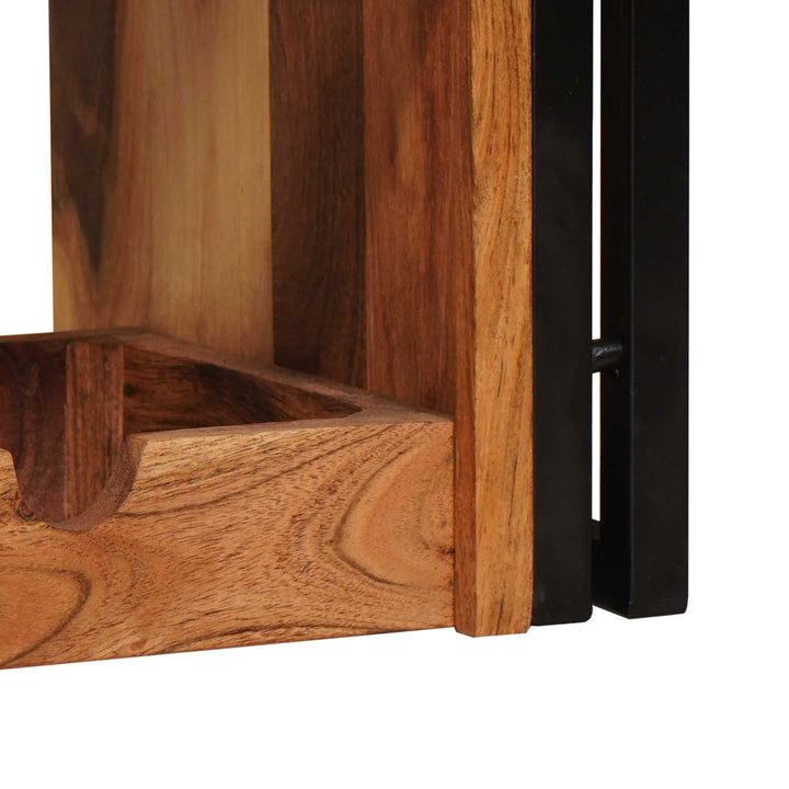 Vinfad Brun 120 x 45 x 33 cm Massivt Akacietræ