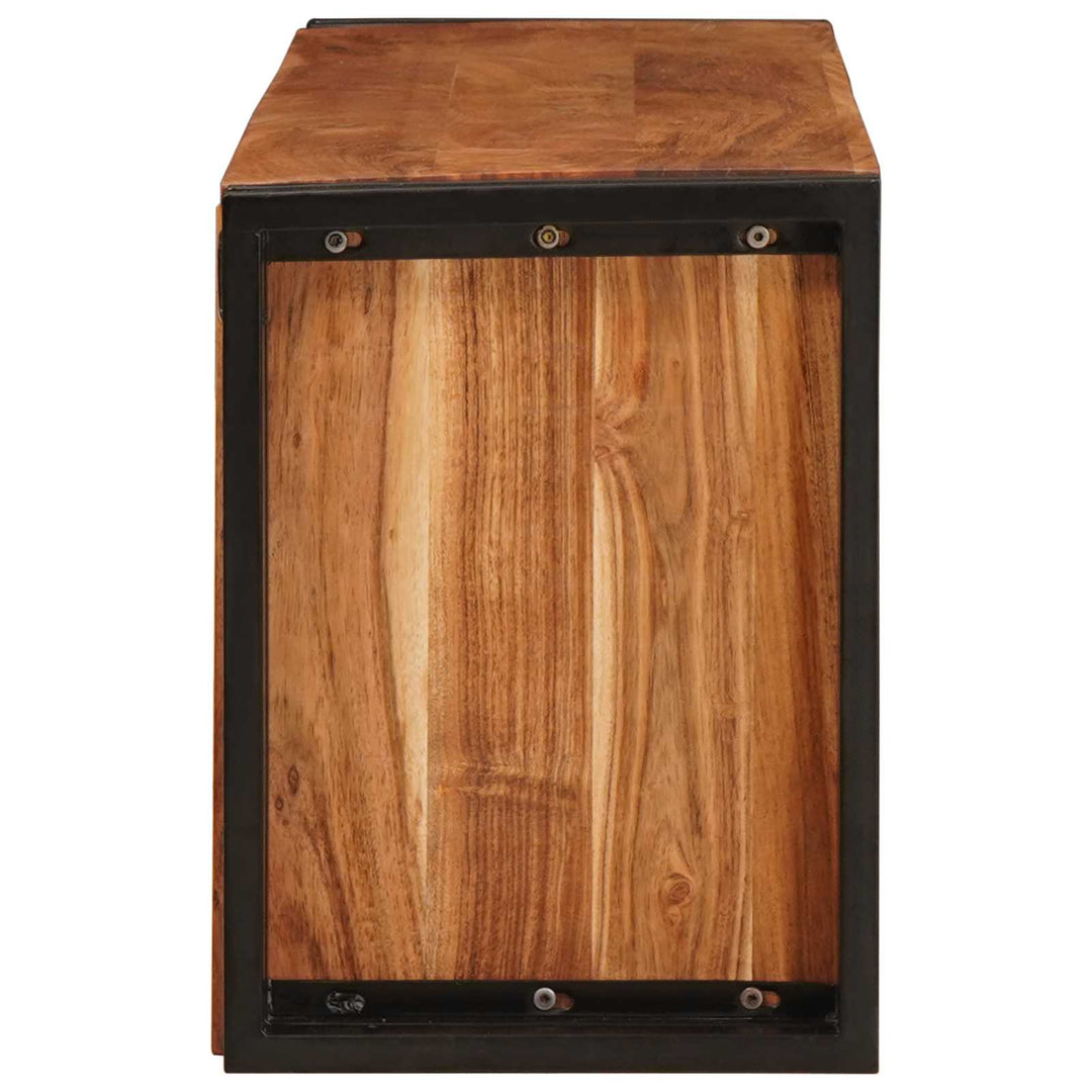 Vinfad Brun 100 x 45 x 33 cm Massivt Akacietræ