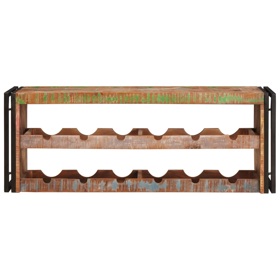 Vinfad Brun 120 x 45 x 33 cm Solid genvundet træ