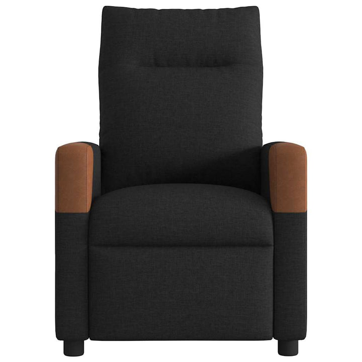 eldrevet massagestol stof sort