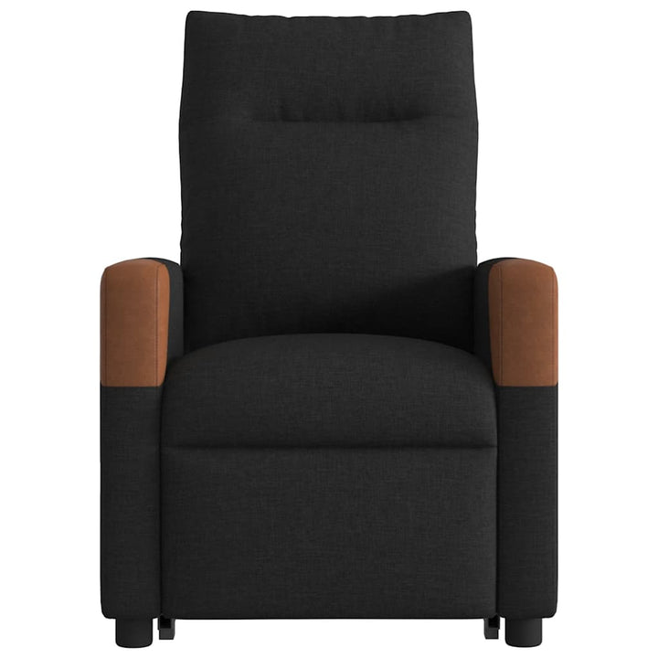 løftestol med massage stof sort