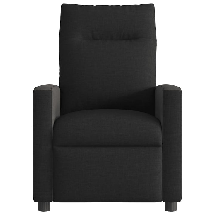 eldrevet massagestol stof sort