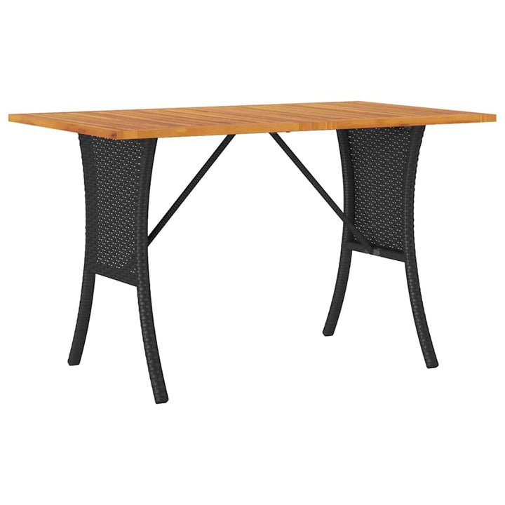 sofasæt til haven 6 dele med hynder polyrattan sort