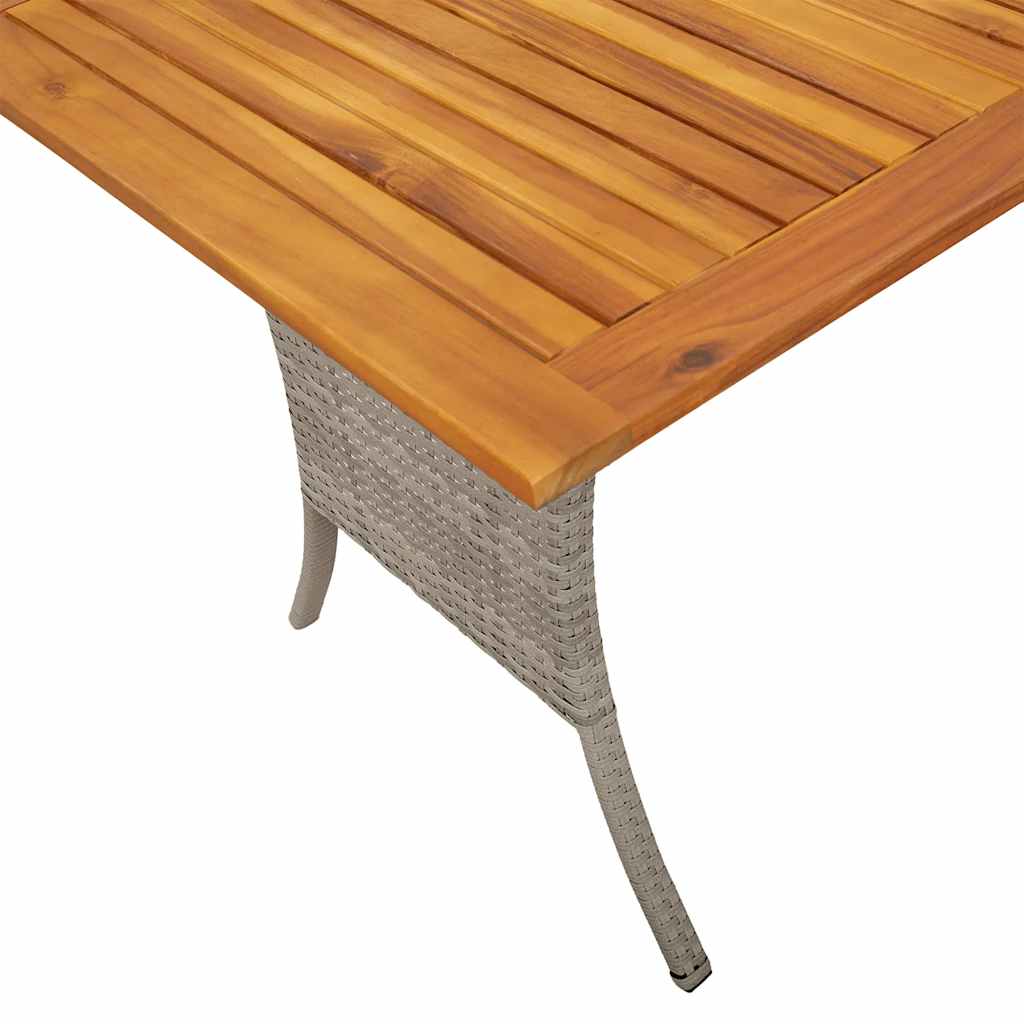 sofasæt til haven 6 dele med hynder polyrattan lysegrå