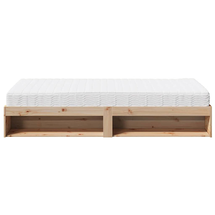 daybed med madras 80x200 cm massivt fyrretræ