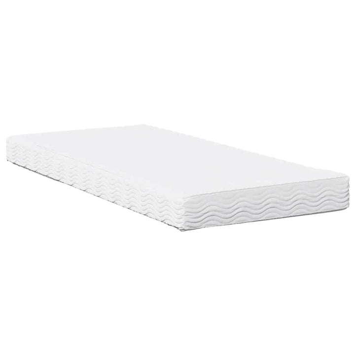 daybed med madras 80x200 cm massivt fyrretræ hvid
