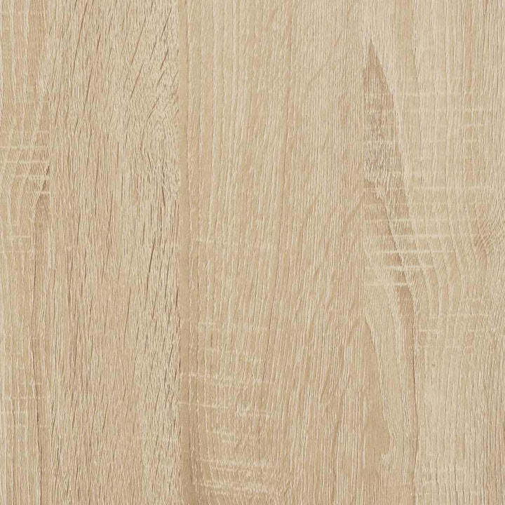 væghylde med skuffer 80x34x17 cm konstrueret træ sonoma-eg