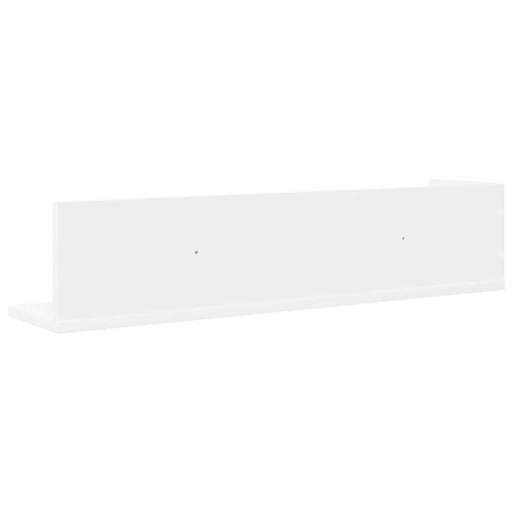 væghylder 2 stk. 75x16,5x16,5 cm spånplader hvid