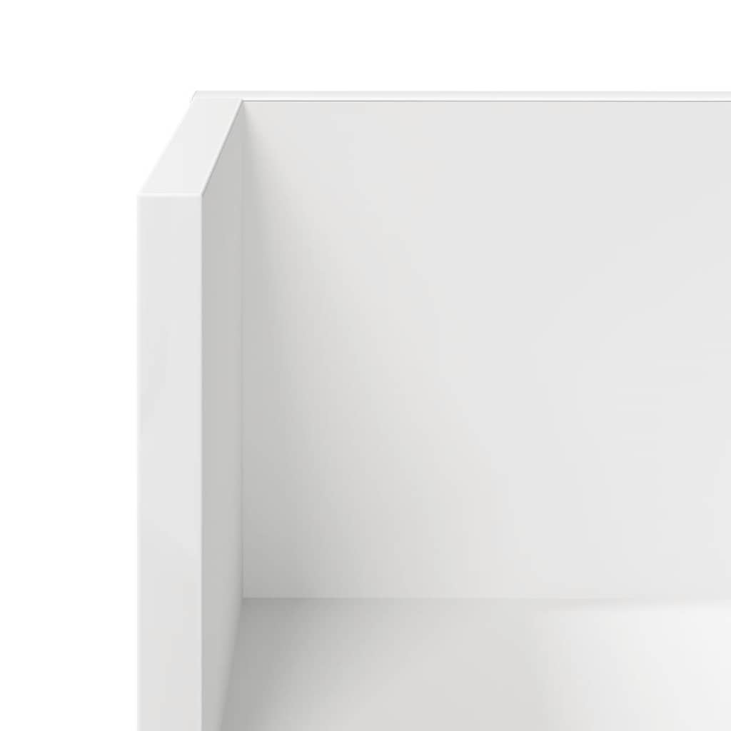 væghylder 2 stk. 75x16,5x16,5 cm spånplader hvid