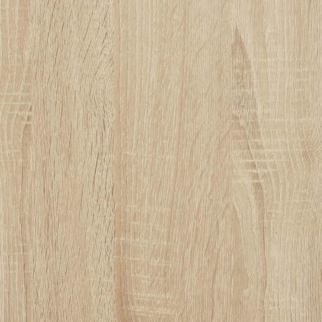 væghylder 2 stk. 75x16,5x16,5 cm konstrueret træ sonoma-eg