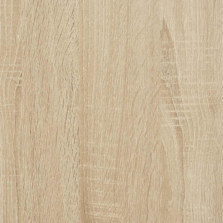 væghylder 2 stk. 75x16,5x16,5 cm konstrueret træ sonoma-eg