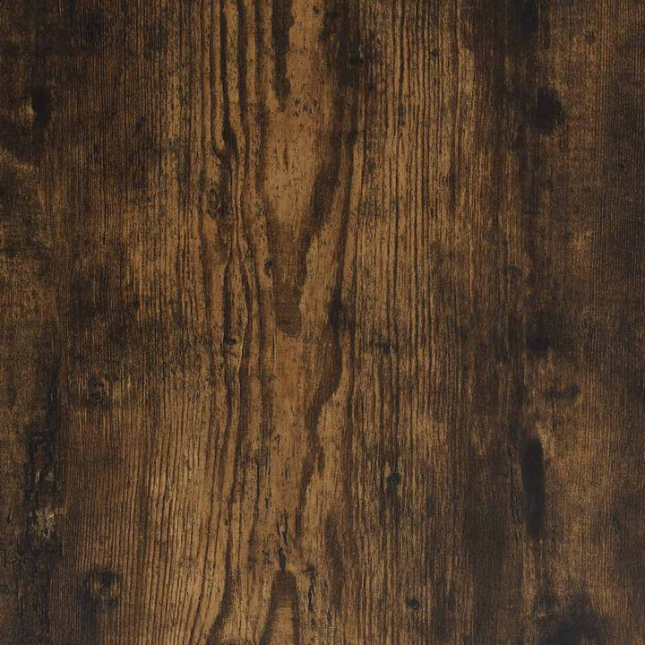 væghylder 2 stk. 75x16,5x16,5 cm konstrueret træ røget egetræ