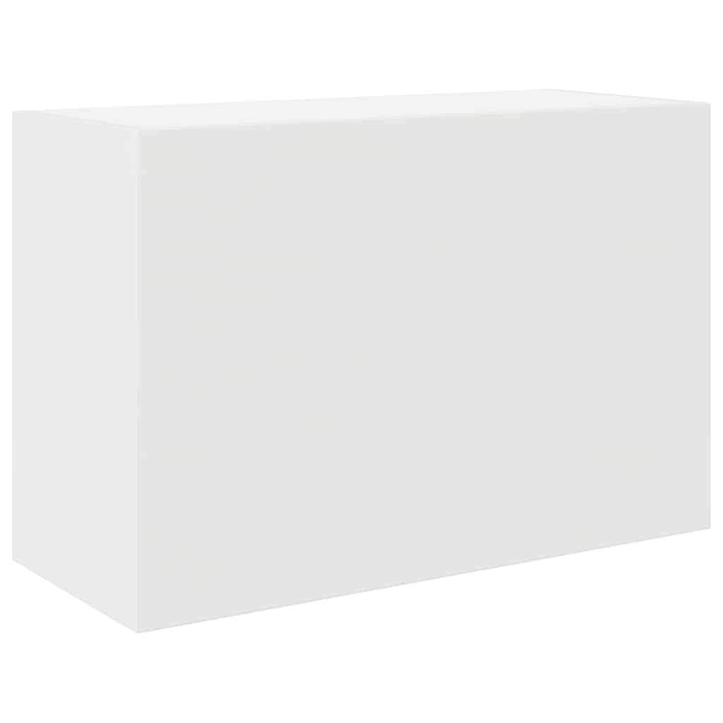 væghængt badeværelsesskab 60x25x40 cm konstrueret træ hvid