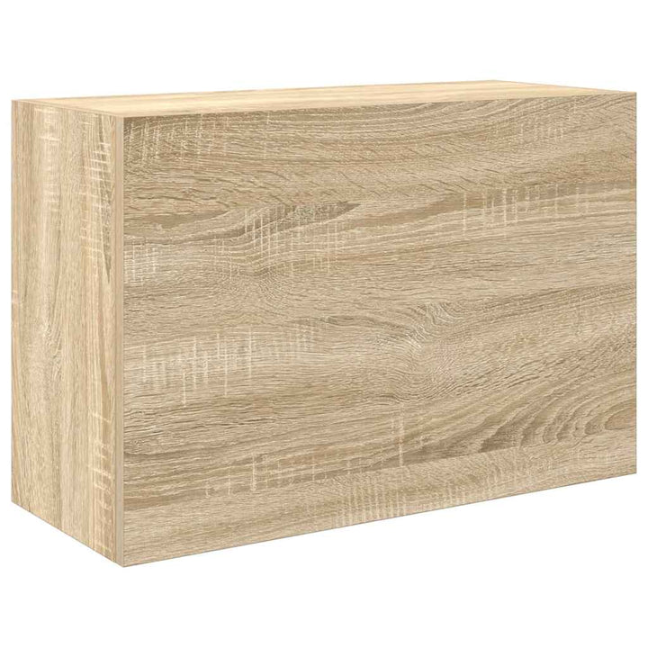 væghængt badeværelsesskab 60x25x40 cm konstrueret træ sonoma-eg