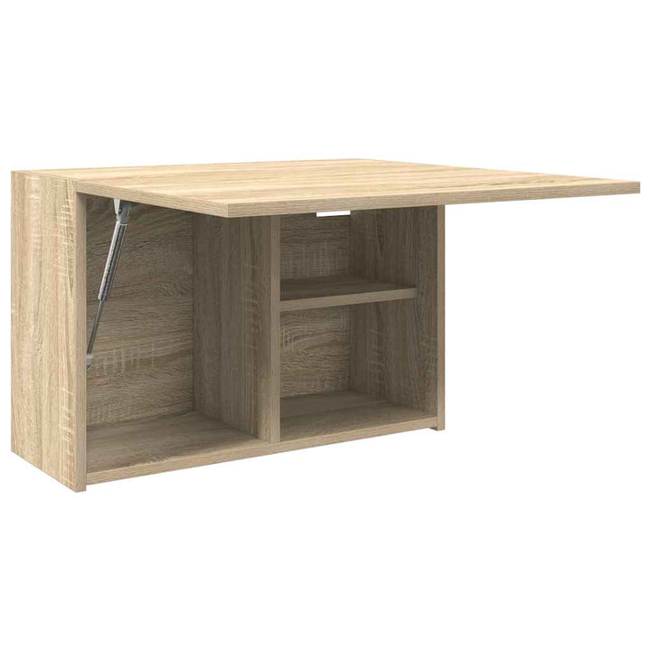 væghængt badeværelsesskab 60x25x40 cm konstrueret træ sonoma-eg