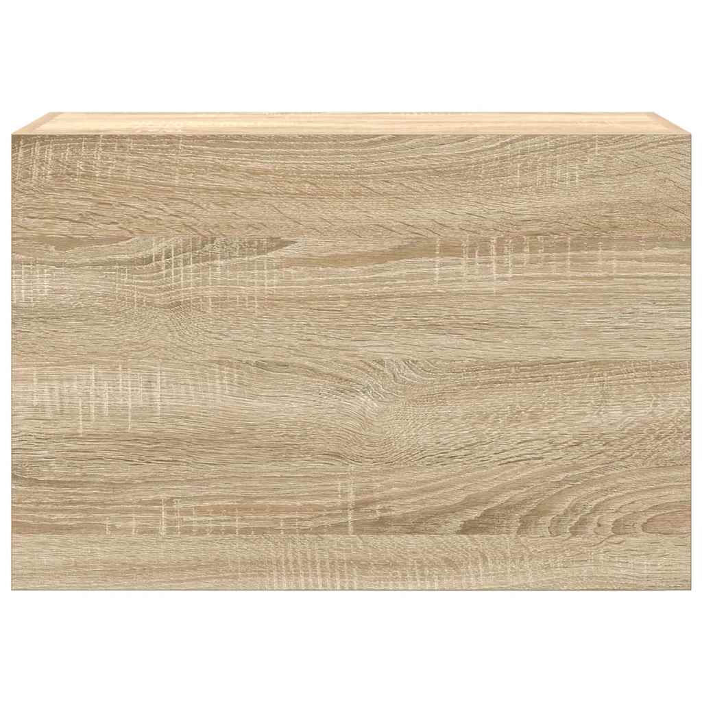 væghængt badeværelsesskab 60x25x40 cm konstrueret træ sonoma-eg