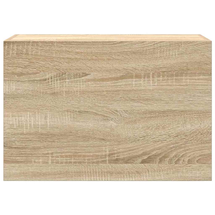 væghængt badeværelsesskab 60x25x40 cm konstrueret træ sonoma-eg