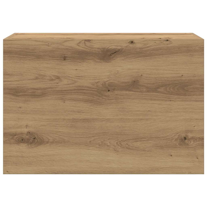 væghængt badeværelsesskab 60x25x40 cm konstrueret træ kunsteg