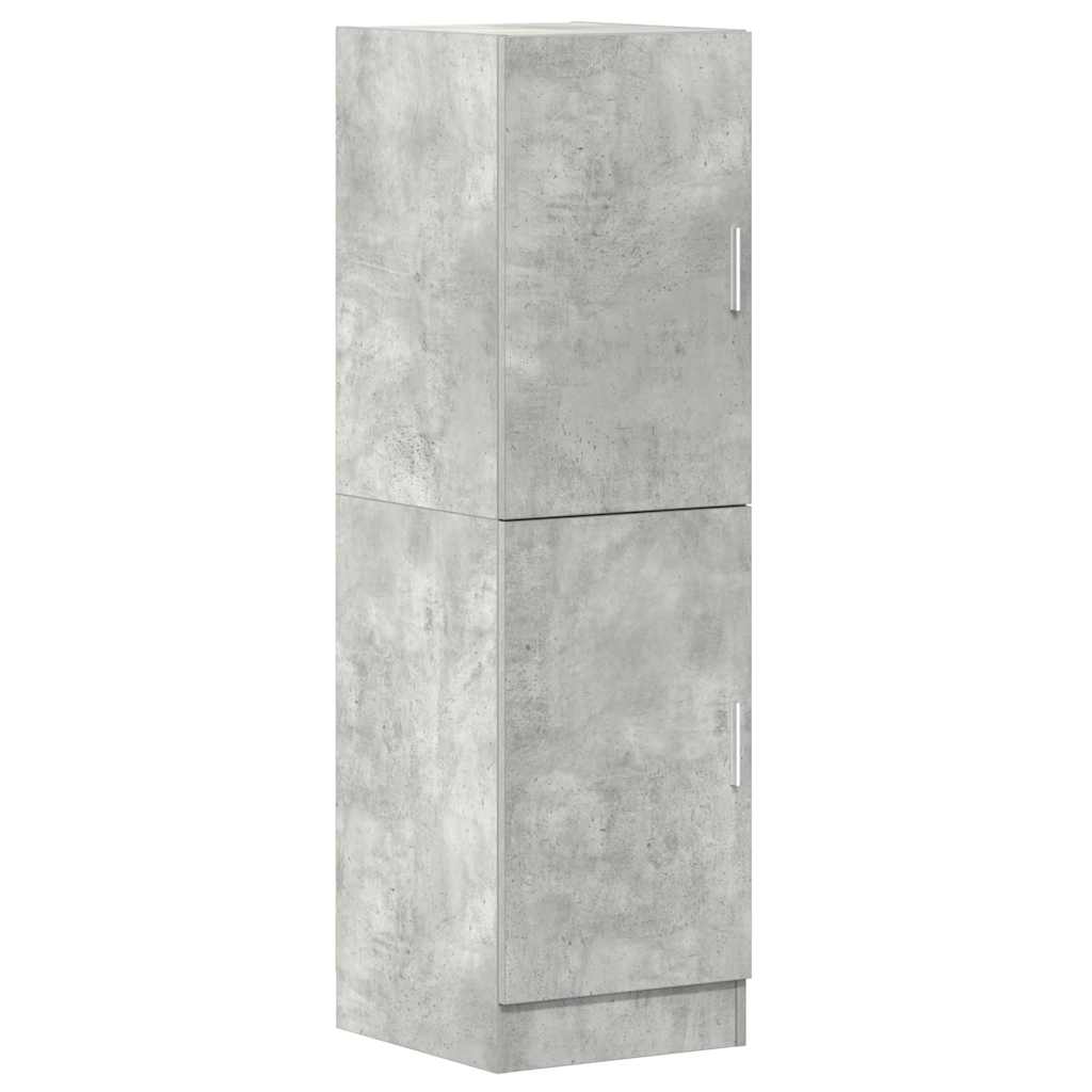 køkkenskab 38x41,5x131,5 cm konstrueret træ betongrå