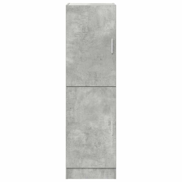 køkkenskab 38x41,5x131,5 cm konstrueret træ betongrå