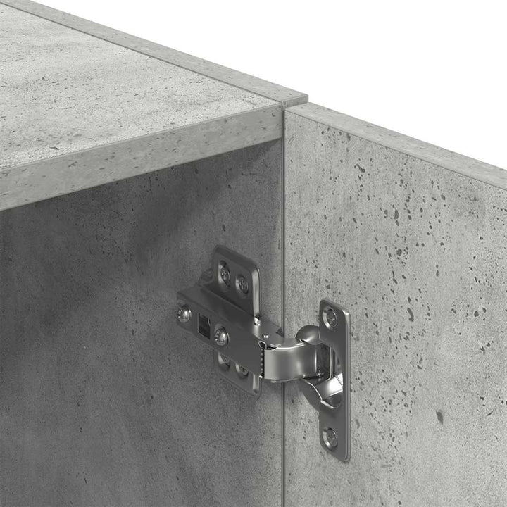køkkenskab 38x41,5x131,5 cm konstrueret træ betongrå