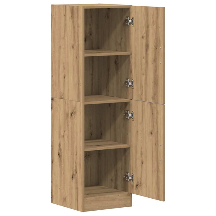 køkkenskab 38x41,5x131,5 cm konstrueret træ kunsteg