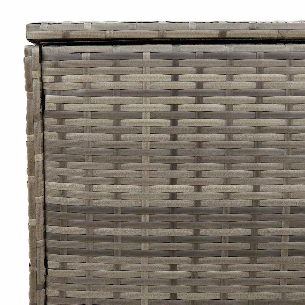 udendørs hyndeboks 100x55x55,5 cm polyrattan grå