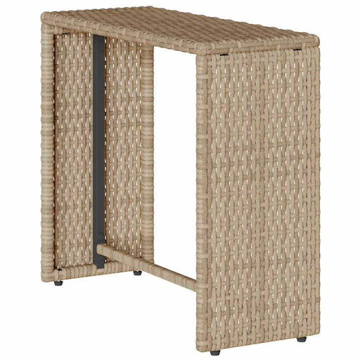 sofasæt til haven 5 dele med hynder stabelbar polyrattan beige