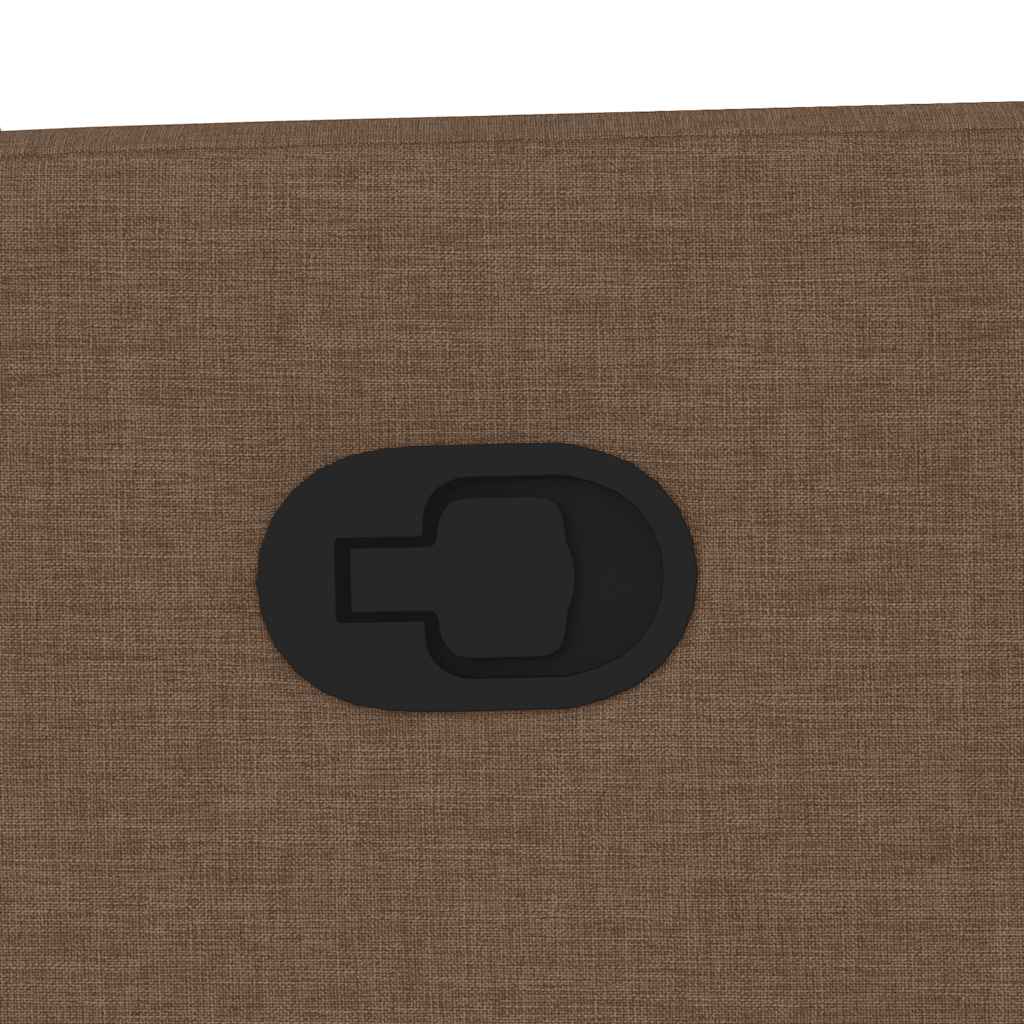 massagestol stof brun