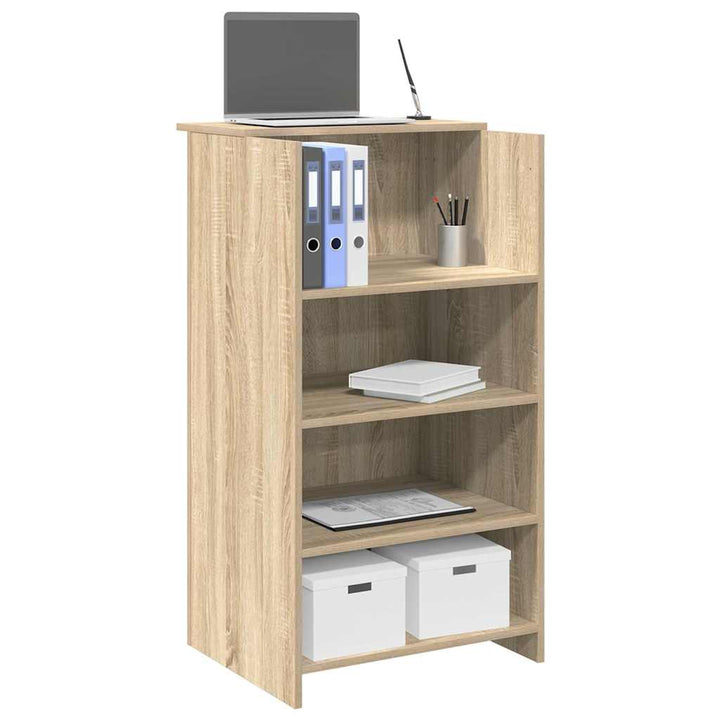 receptionsdisk Sonoma eg 55x50x103,5 cm konstrueret træ