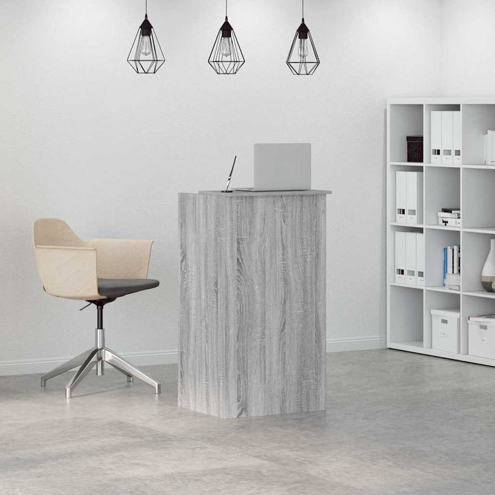 receptionsskranke grå sonoma 55x50x103,5 cm konstrueret træ