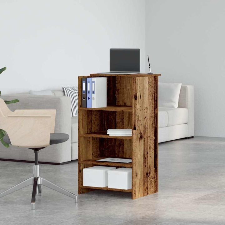 receptionsskranke antikt træ 55x50x103,5 cm konstrueret træ