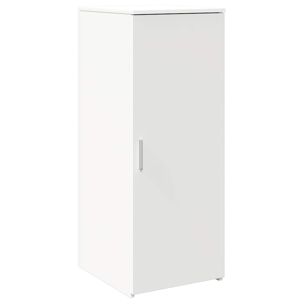opbevaringsskab hvid 40x45x103,5 cm konstrueret træ