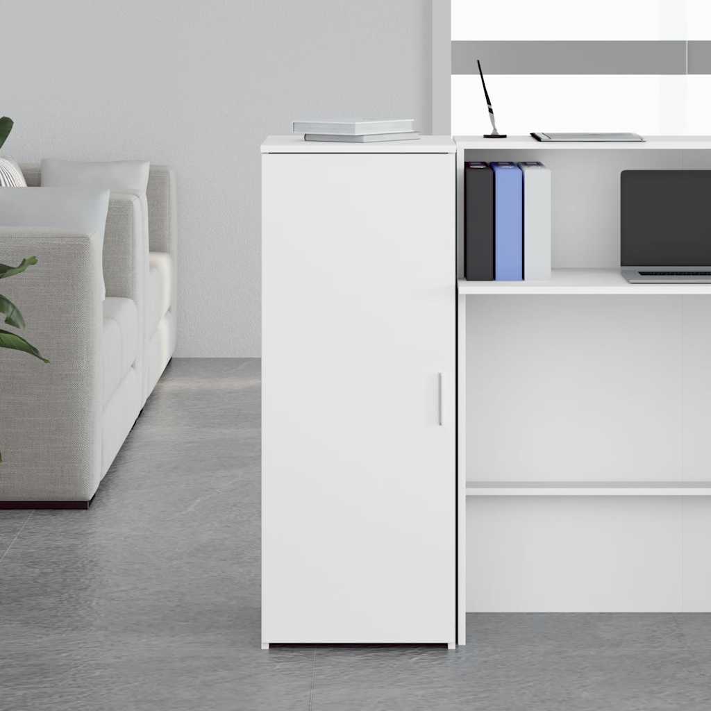 opbevaringsskab hvid 40x45x103,5 cm konstrueret træ