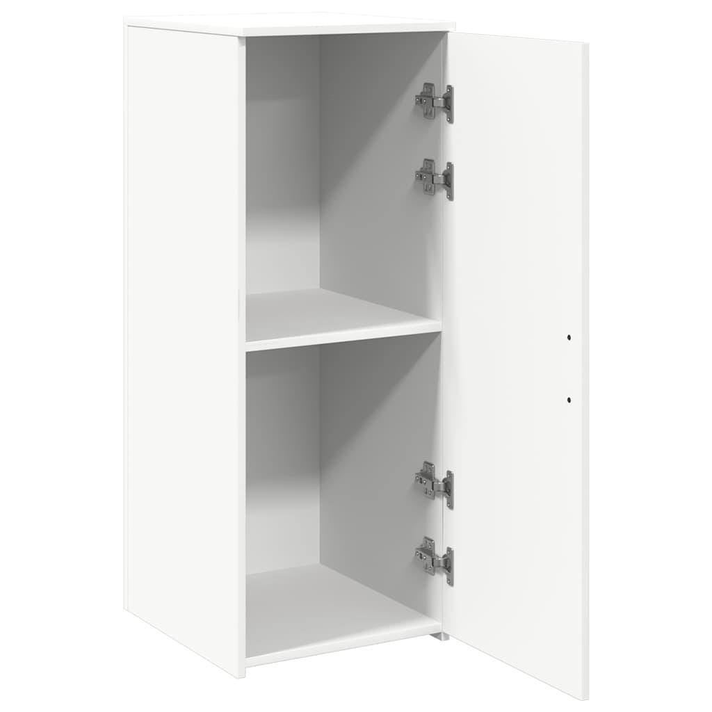 opbevaringsskab hvid 40x45x103,5 cm konstrueret træ