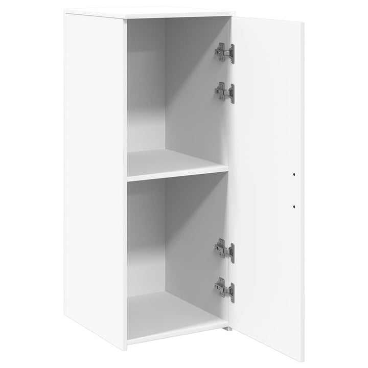 opbevaringsskab hvid 40x45x103,5 cm konstrueret træ