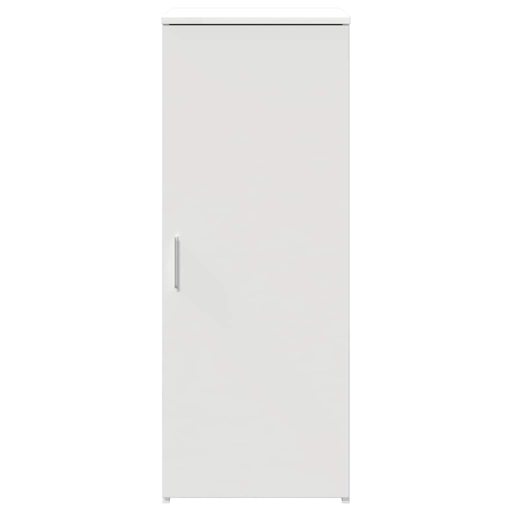 opbevaringsskab hvid 40x45x103,5 cm konstrueret træ
