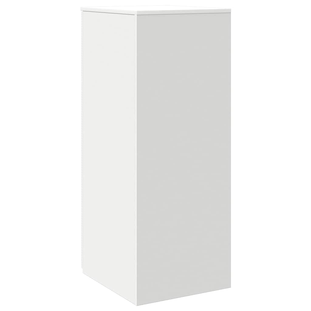 opbevaringsskab hvid 40x45x103,5 cm konstrueret træ