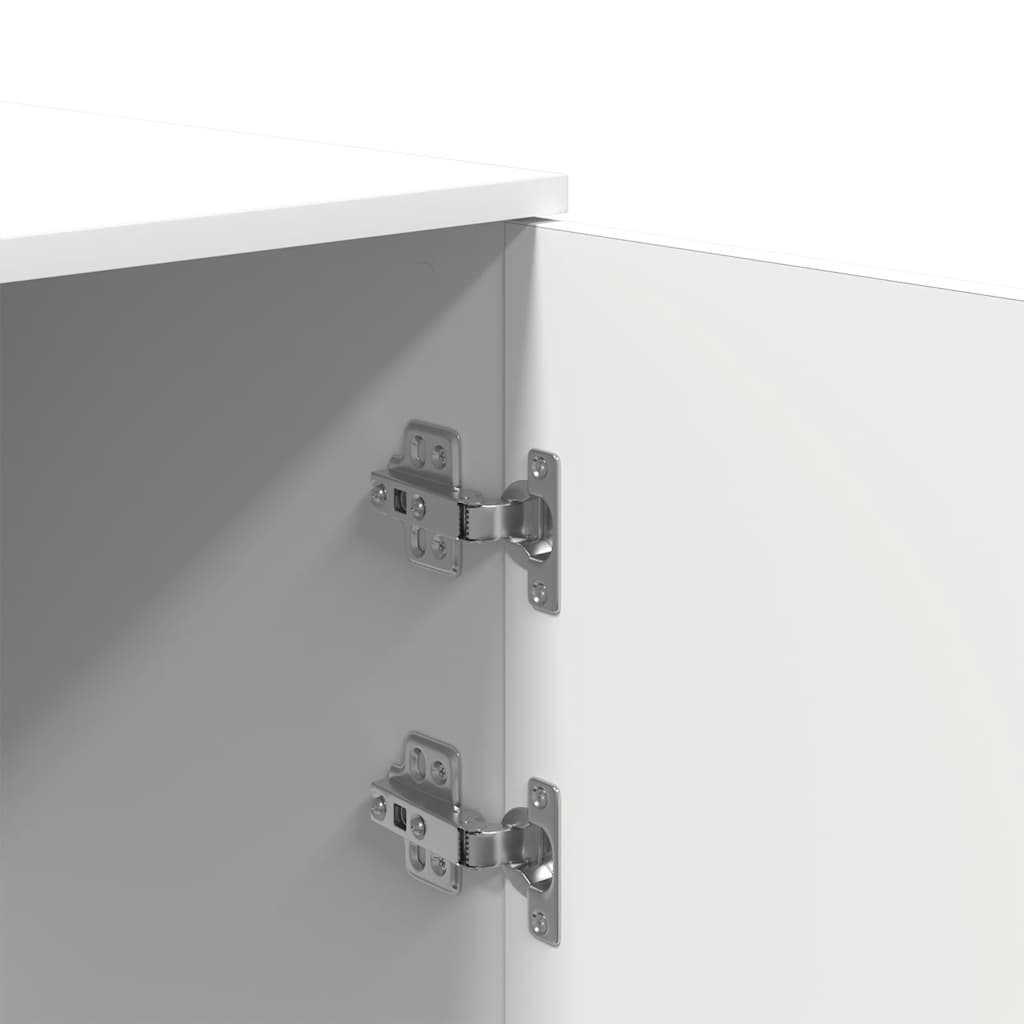 opbevaringsskab hvid 40x45x103,5 cm konstrueret træ