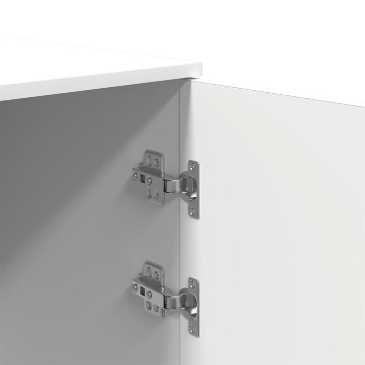 opbevaringsskab hvid 40x45x103,5 cm konstrueret træ
