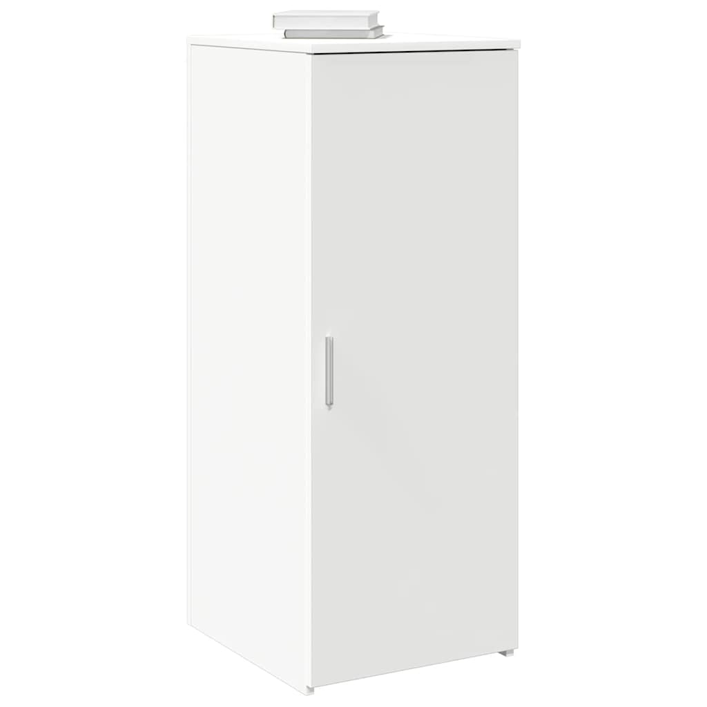 opbevaringsskab hvid 40x45x103,5 cm konstrueret træ