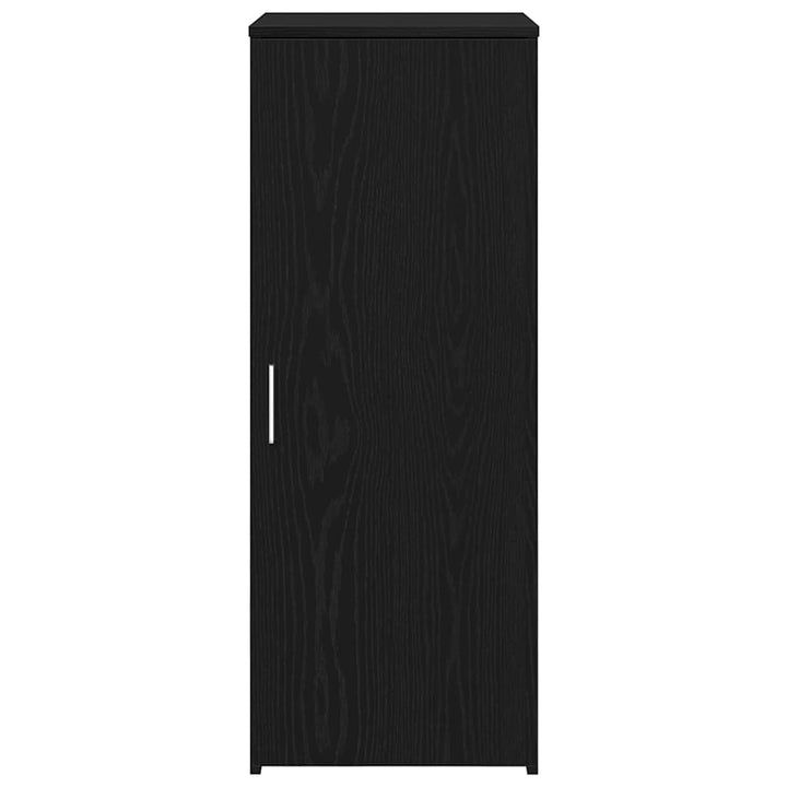opbevaringsskab sort 40x45x103,5 cm konstrueret træ