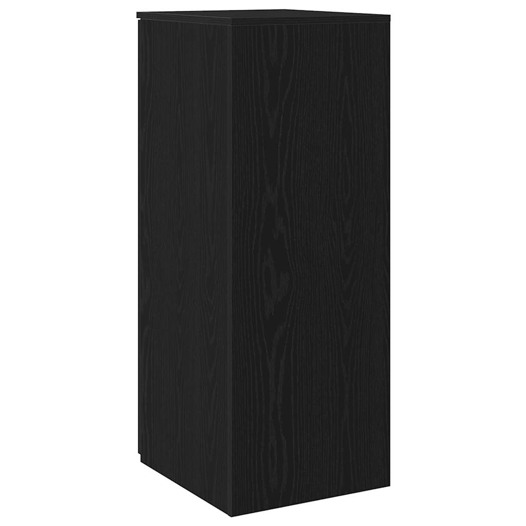 opbevaringsskab sort 40x45x103,5 cm konstrueret træ