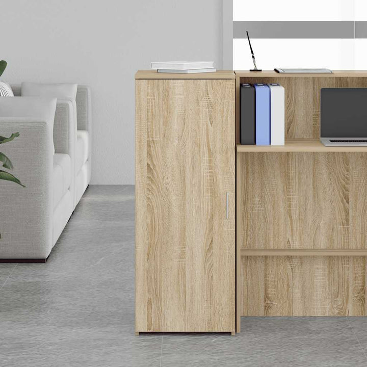 skab 40x45x103,5 cm konstrueret træ sonoma-eg